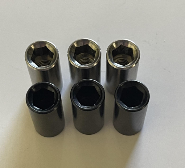 Special SS steel Hex nut pommel "Harut" ( inside)